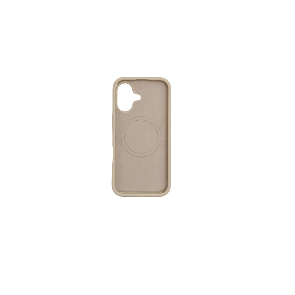 KAYSLY silikonskal för iPhone 17 i beige – framsida