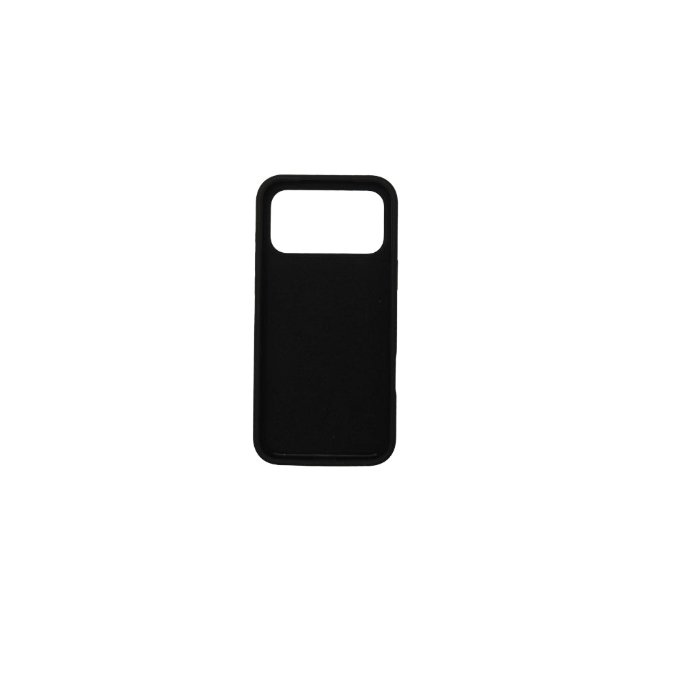  KAYSLY silikonskal för iPhone 17 Pro Max i svart – framsida